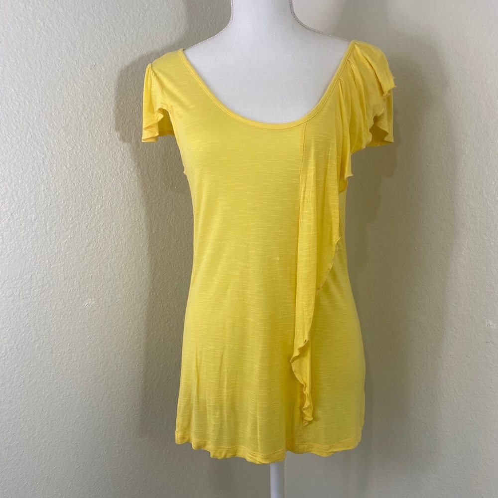 Yellow Ruffle Top - Picture 7 of 9